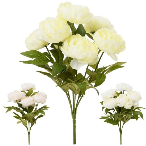 Kytica pivonka x7, mix/3f 52cm