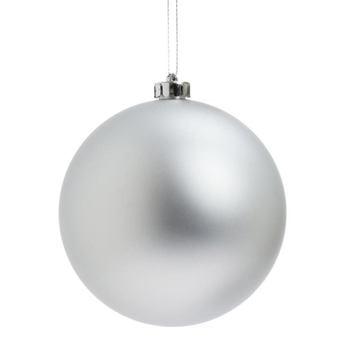 Gule plast. strieborné lesk/mat mix/2 25cm - Vianočné dekorácie a ozdoby