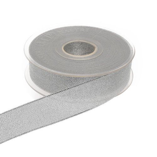 Stuha vian strieborná 2,5cm/30m 4224g 40