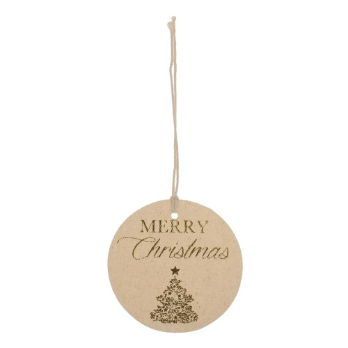 Kartička vian na víno s/6 pr.10cm n991g 00 - Vianočné dekorácie