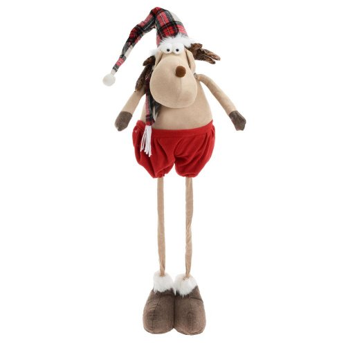 Sob v nohaviciach textil 130cm červený