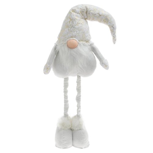 Trol textil 135cm biely