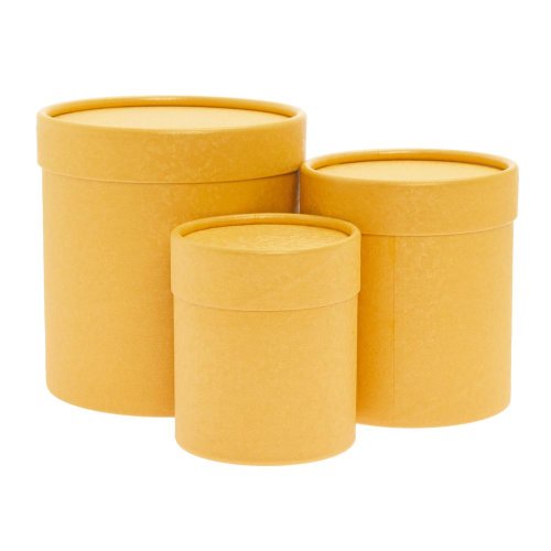 Darčeková krabička žltá s/3 8x10 - 13x4cm