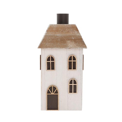 Domček bie-nat na sviečku drevo 19.5x9.5x7.5cm