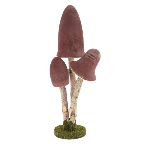 Hríby fialové, drevo 35*13cm
