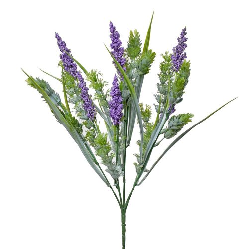 Zápich mix zelene+fialové 37cm