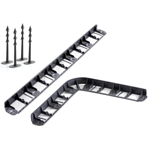 Ib1045 border okraj trávnikov čierny 800x8,4xh4,5cm - Jesenné dekorácie