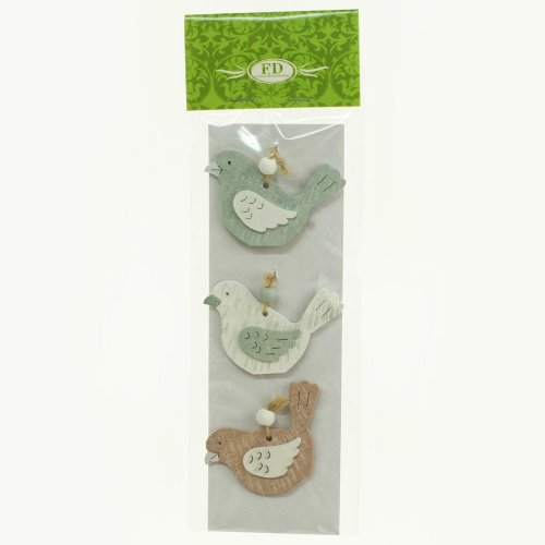 Záves vtáčik výr.drev. s/3