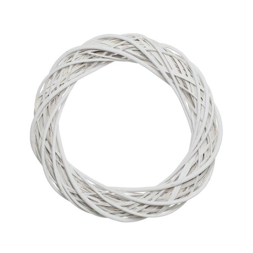 Prút.1/1 veniec biely 25x6cm