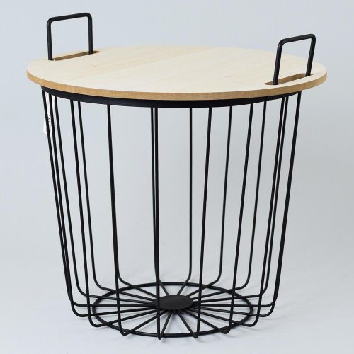 Kovový stolík 40x40x39,5cm