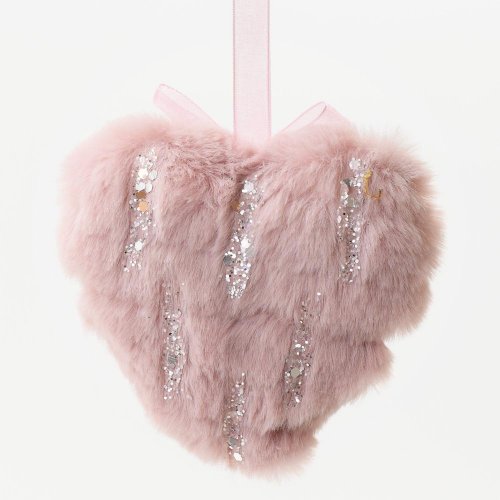 Srdce ružové 9,5cm