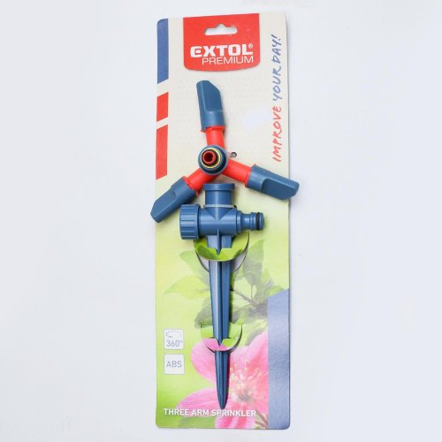 Zavlažovač záhr.rotujúci,plast. s pl.bodcom