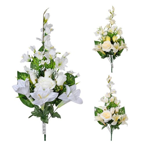 Kytica ruža ľalia x13 3f 65cm