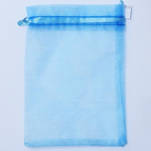 Hy-3407 organz. vrecko modré 15x23cm