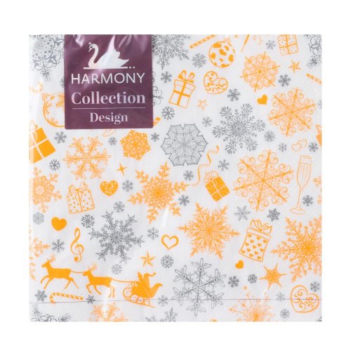369w33-3 servítky harmony /3vr/ 20ks various xmas super cena