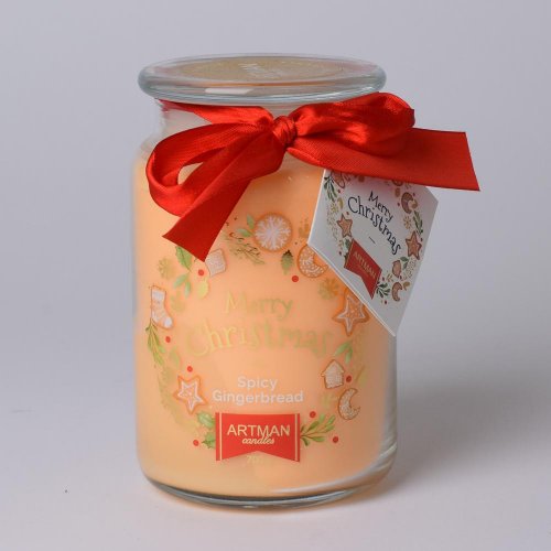 Voň.v skle christmas veľ.puding 700gr 16cm