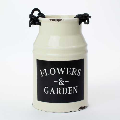 Obal váza krém dolomit 11x11x17,5cm super cena