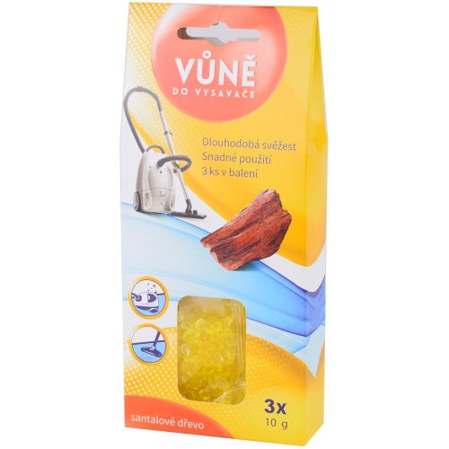 Vôňa do vysávača santalové drevo 3x10g super cena