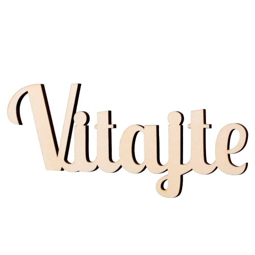 Výrez-vitajte natur 15cm s/6