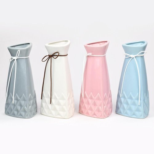 Obal váza výrez mašľa mix f 9x11,5x25cm super cena