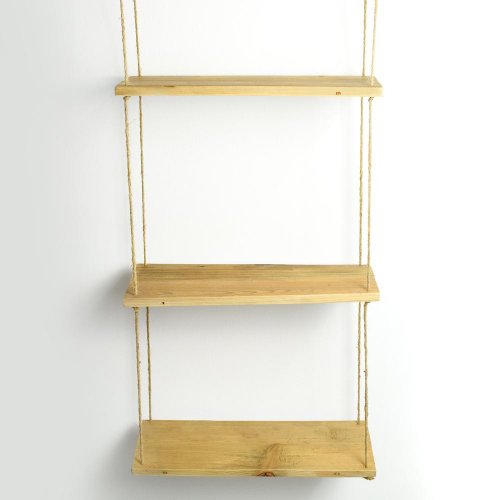 Záves polica drevo natur 43x20,3x94cm super cena