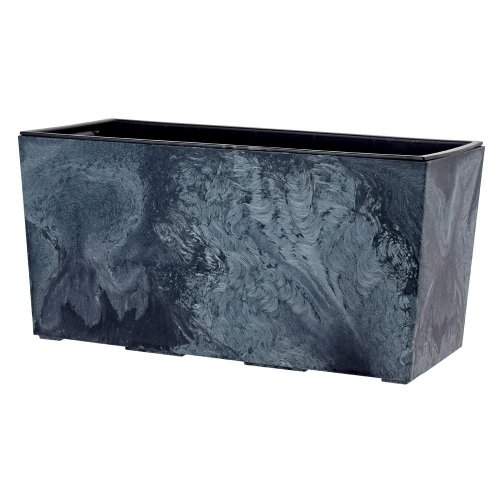 Duc400e hrantík+vklad urbi case beton effect antr.39,5x18,5xv19,5cm - Umelé kvety