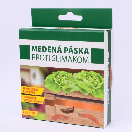Pevnácena med.páska proti slimákom 4m x 2,5cm