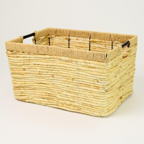 420fl/s koš slama biela 44x33x24cm