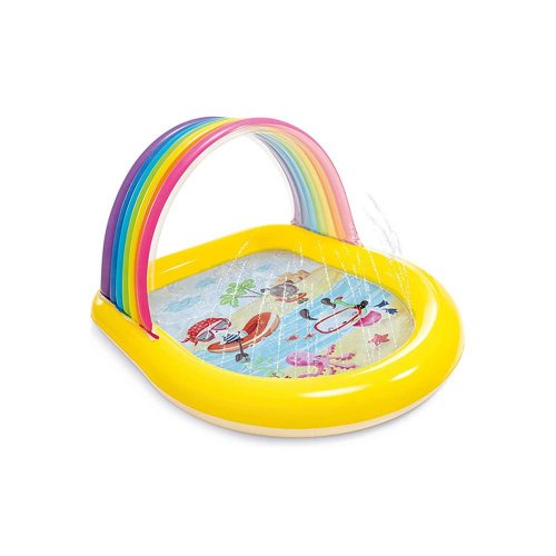 Bazén dúha so sprchou147x130x86cm