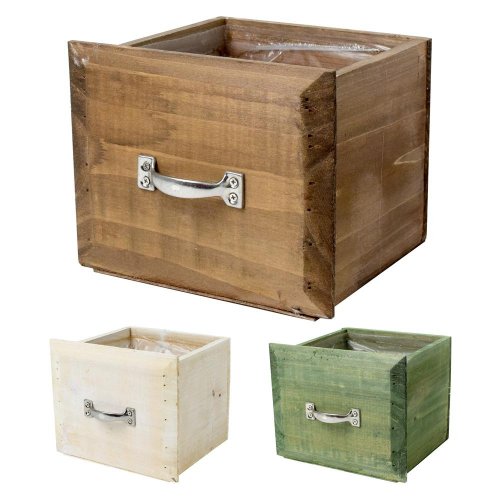 Debnička šuflík drevo mix f 18/16x16x14/15cm