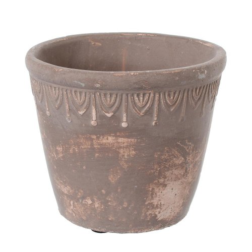 Obal cement brown d13.5*h11.5cm