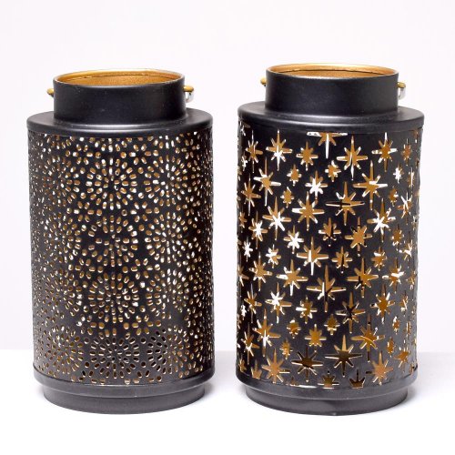 Lampa kovová 16cm 2ass