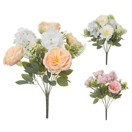 Kytica ruža hortenzia 3f 44cm