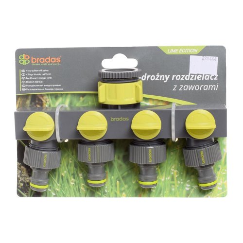 Rozdelovač prietoku 4cestný lime