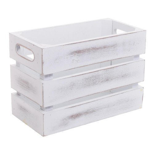 423fl/s bednička biela drevo s/20*10*14cm