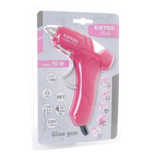 Tavná pištol ružová 70w - Umelé kvety