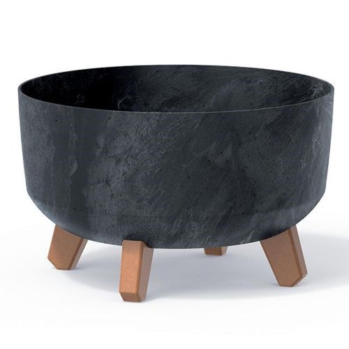 Dgrl240le kvetináč gracia low beton antracit 23,5xh15,5cm 3,8l