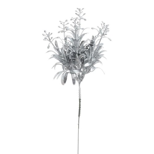 Zápich zeleň strieborná 28cm