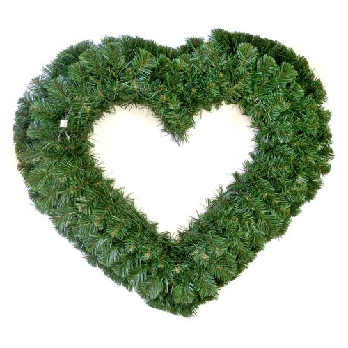 Veniec srdce s otvorom stredné 60xv50cm