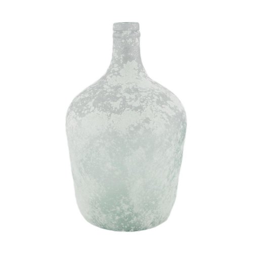 Fľaša sklo recyk. 18x18xv30cm