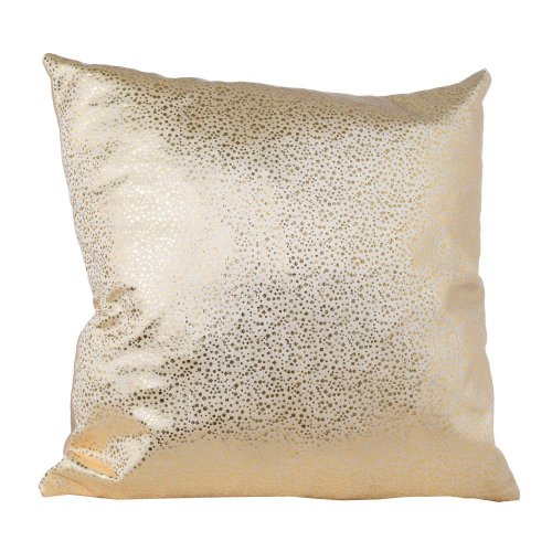 Vankúš vz. bodky kré/zla zam/textil 43*43cm 350g náplň