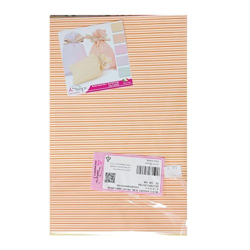 Vrecko darček pásik mix farba 1ks 40my 20x32