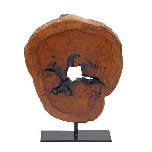 Dekorácia drevo 20x4x25cm natur