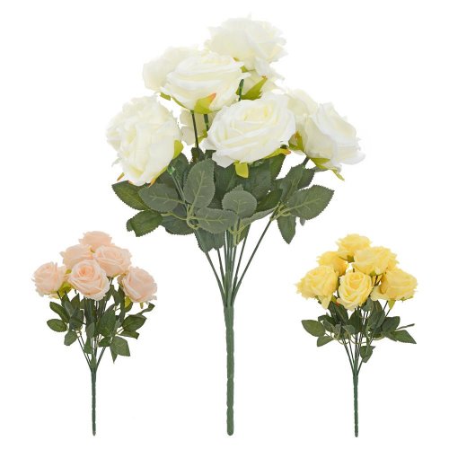 Kytica ruža mix 3f - Umelé kvety