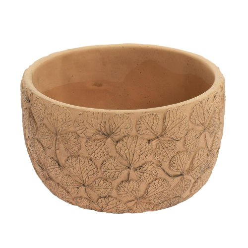 Obal kvety keramika 16.8*16.8*9.8 hnedý