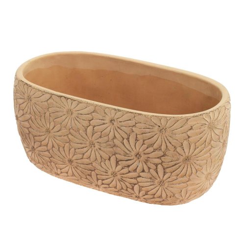 Obal margaréta keramika 22.8*12.5*11 žltý