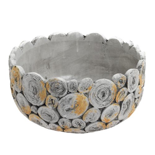 Obal keramika 21*21*10.5 šedý