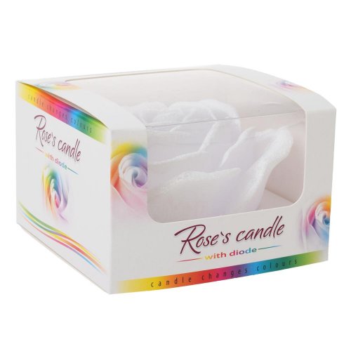 Ruža nízka dioda biela - Umelé kvety