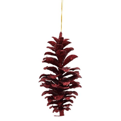 Šiška bordová veľká 22cm - Jesenné dekorácie