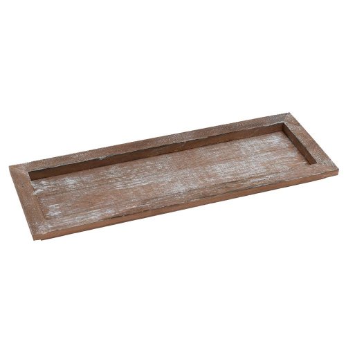 Tácka hnedo/bie drevo 40*14*2cm